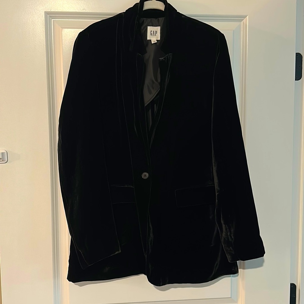 Black Velvet Blazer